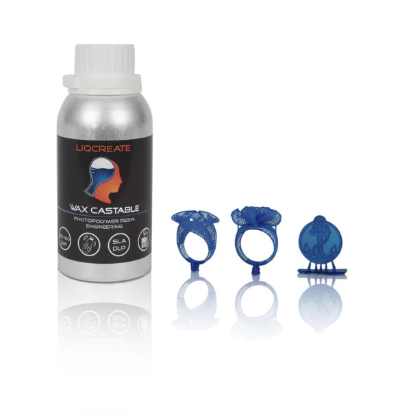 Liqcreate Wax Castable for casting objects using LCD/MSLA, DLP and SLA 3D printing Liqcreate Wax Castable for casting objects using LCD/MSLA, DLP and SLA 3D printing