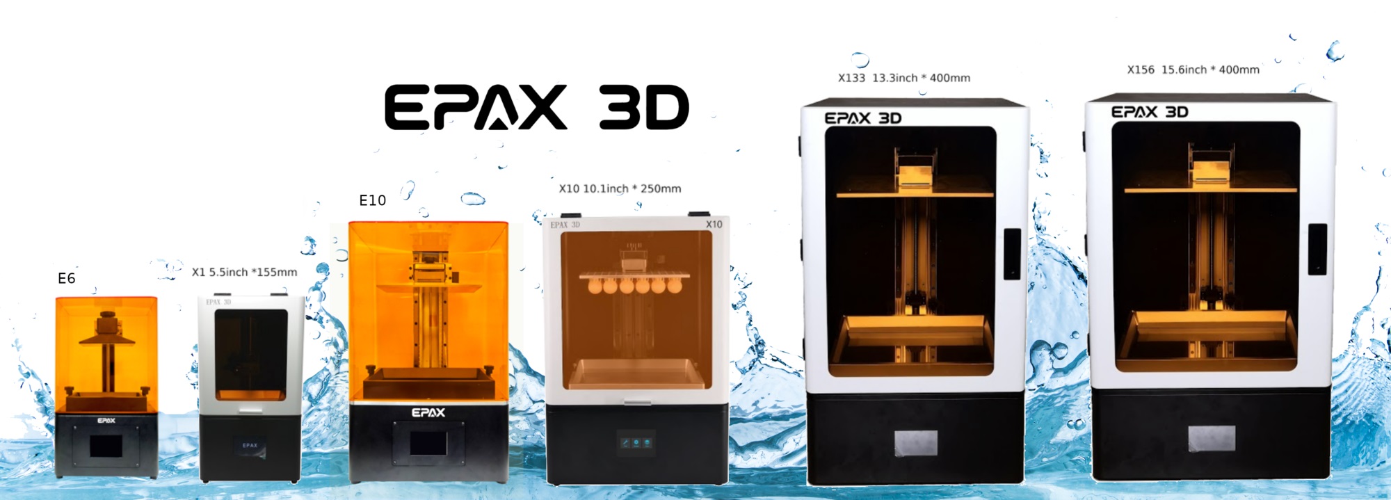 Epax3D Epax resin 3D-printer line-up compatible with liqcreate engineering resins