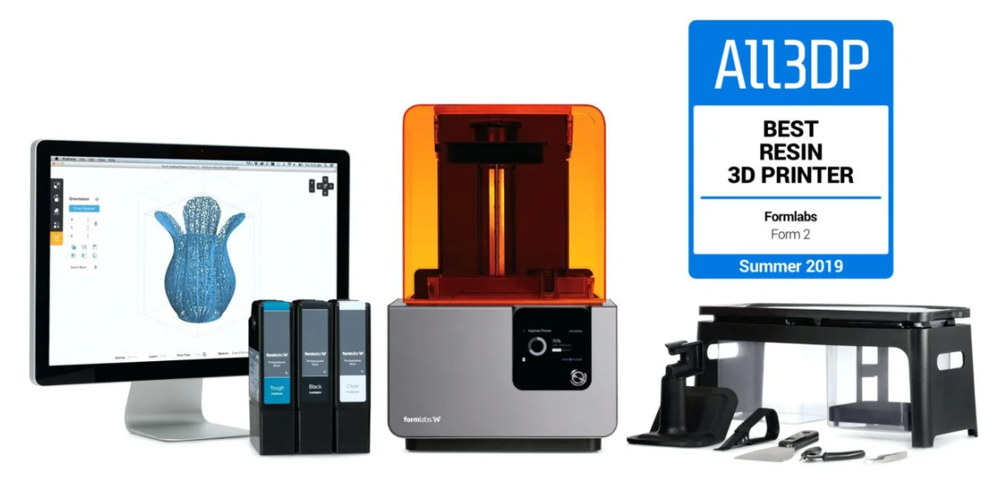 all3dp.com formlabs form2 modulo1 modulo1+ form 2 form2 fuse1 form cell resine compatibili con formlabs resine di alta qualità robuste flessibili materiali tenaci modalità aperta