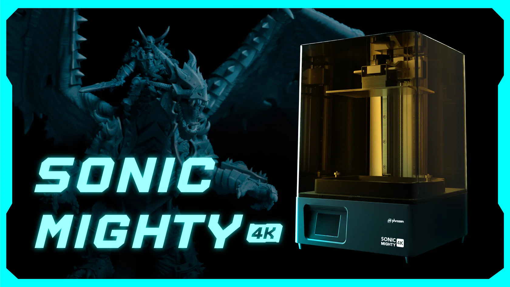 Phrozen sonic mighty 4K for dental and jewelry resin printing