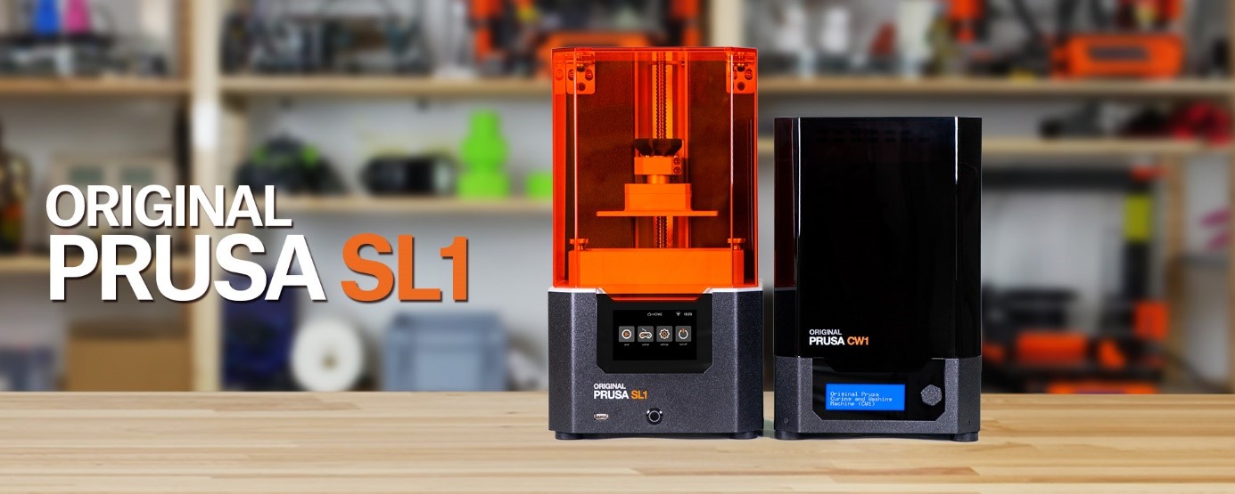 Josef Prusa SL1 and SL1S resin 3D-printer