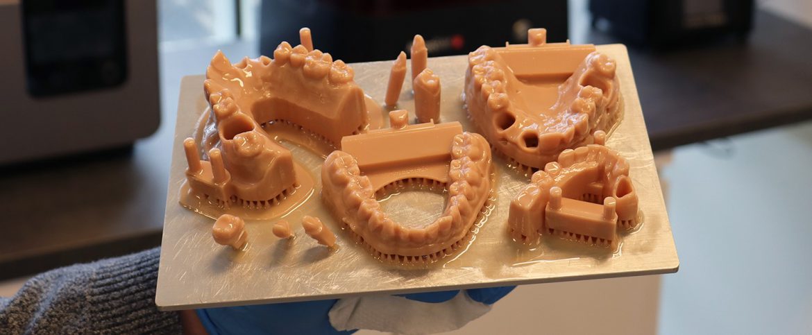 3D-printing accurate dental model and aligner models with resin