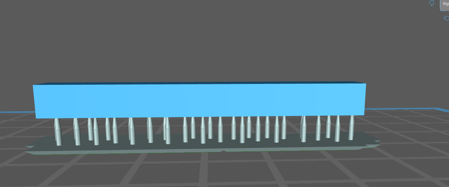 measurement part of linear shrinkage for low shrinkage 3d-printing resin