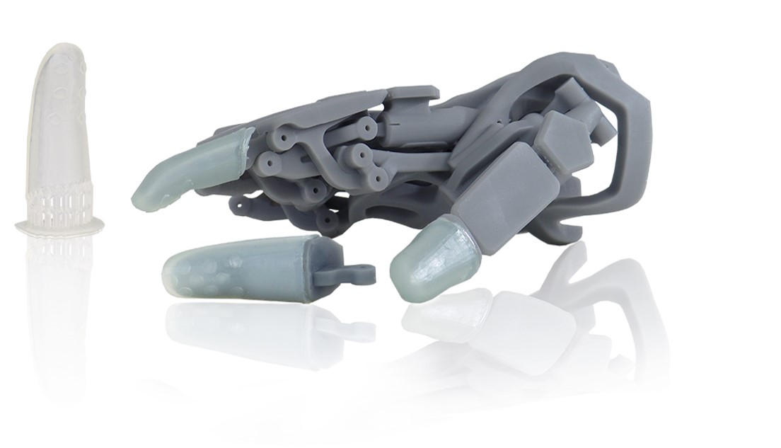 Rubber part TPU elastomer-x robotics soft touch elastic elasticity soft bendable robotic robotics finger soft touch