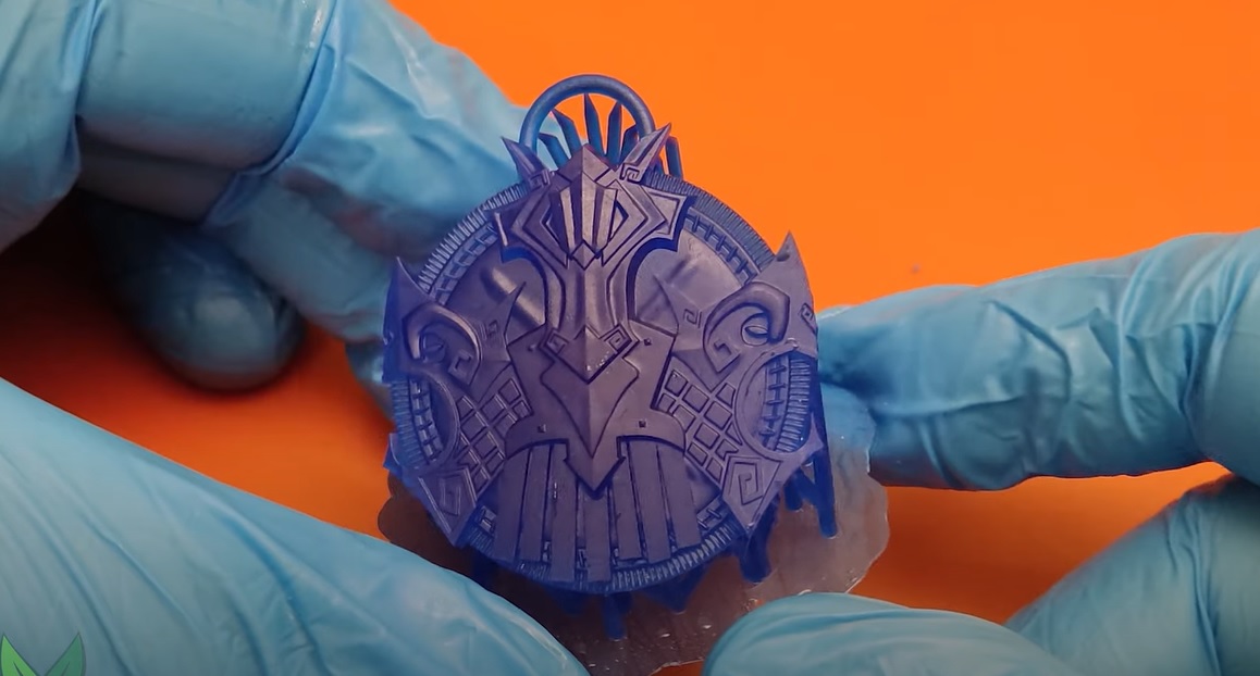 VOG VOGMAN youtube gießbar gegossen Gießen 3D-Druck Photopolymer Harz Resina Harz Material Schmuck Zahntechnik Ringgravur