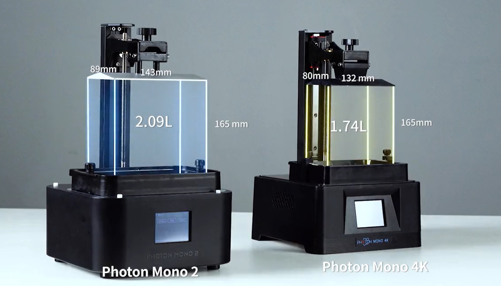 anycubic photon mono2 mono 2 vs. 4K-LCD-MSLA-Geschwindigkeit schnell liqcreate ingenieurwesen technik tech flex zäh stark schmuck dental präzision