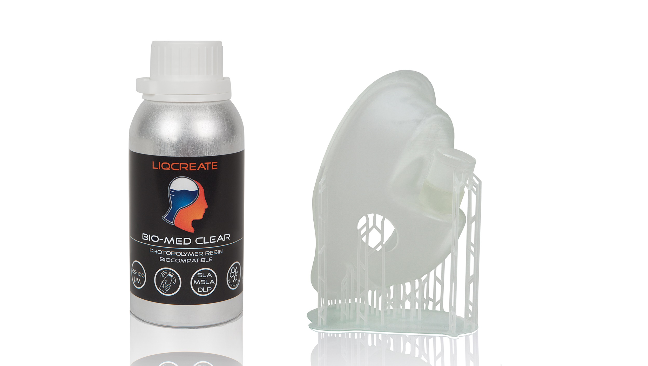 liqcreate bio-med clear guida chirurgica dentale in resina medica biocompatibile per stampa 3D Autoclave di disinfezione per sterilizzazione a vapore SG accurace