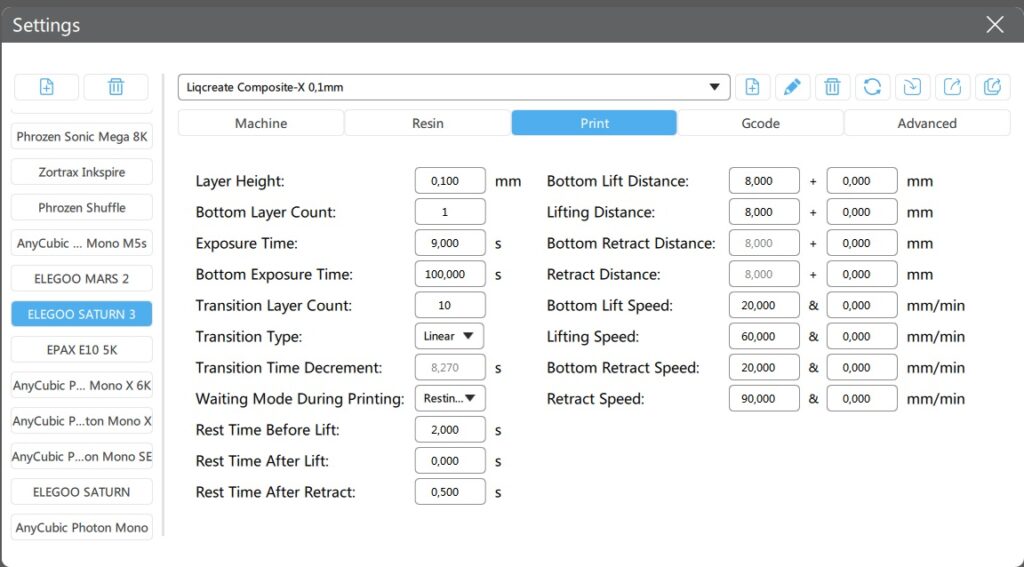 Solve CompositeX adhesion issue on Elegoo Saturn 3 Liqcreate