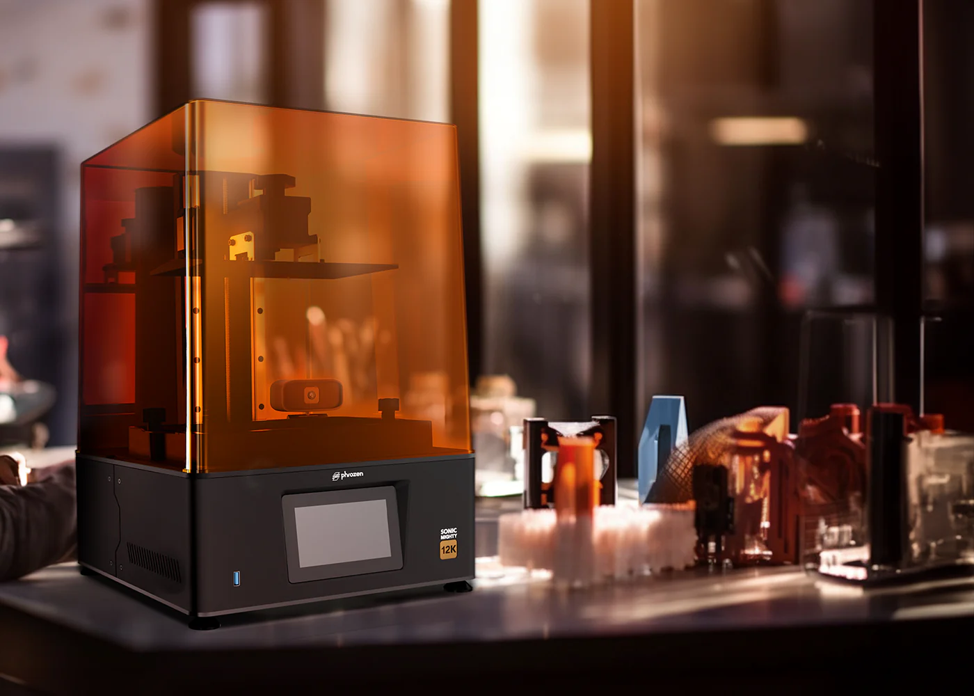Phrozen Sonic Mighty 12K MSLA resin 3D‑printer with 12K monochrome LCD