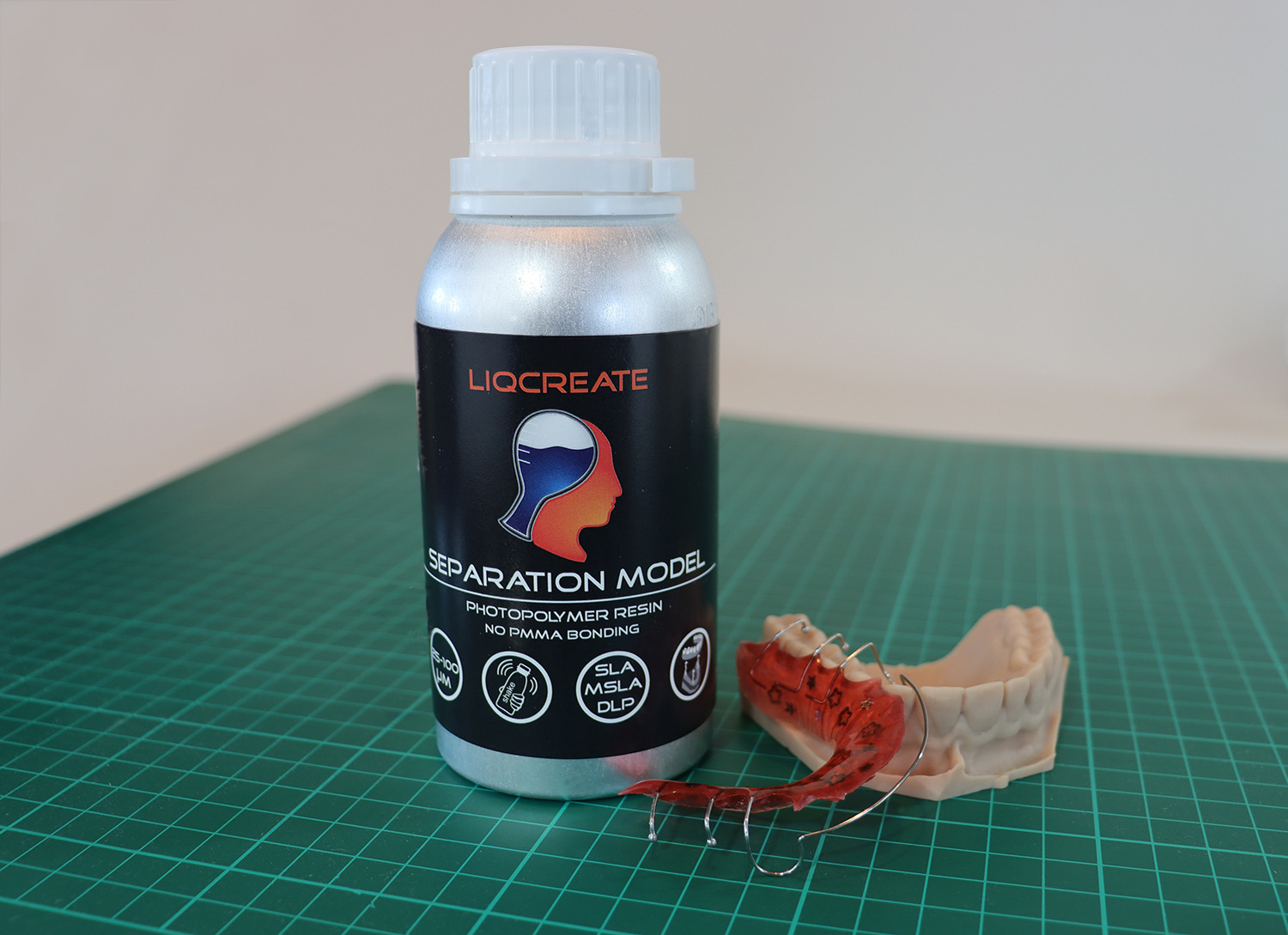 Liqcreate Separation Model 3D-print ortho non-adhesive resin